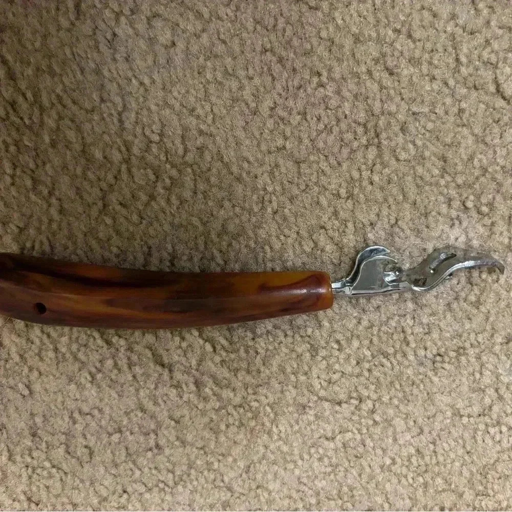 Vintage Marbleized Bakelite Bottle Opener - Picture 2 of 10